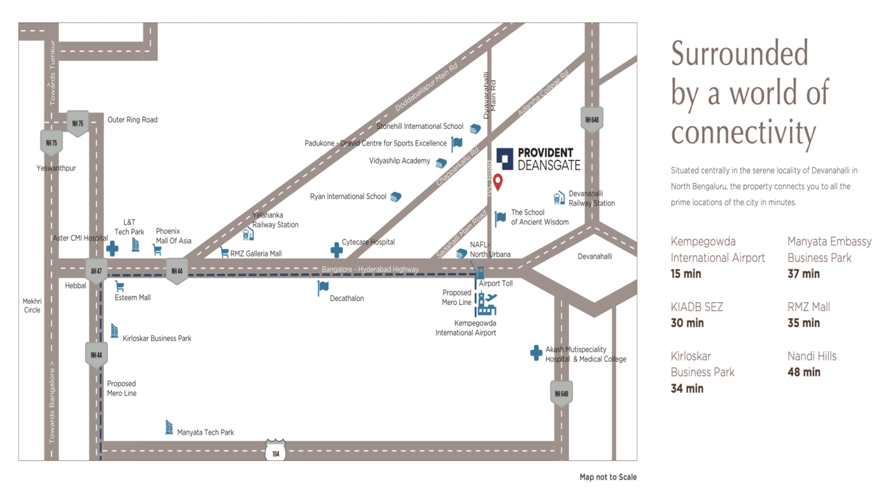 Provident Deansgate IVC Road Location Map